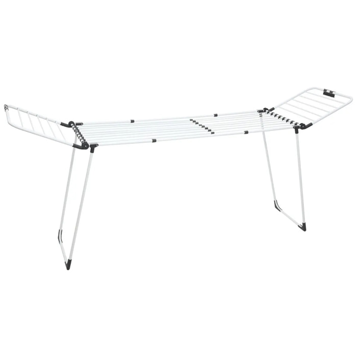 Étendoir à Linge Sinai Extensible 27M Blanc 113x60x260 cm