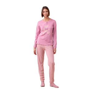Pigiama donna caldo cotone articolo bear. Noidinotte