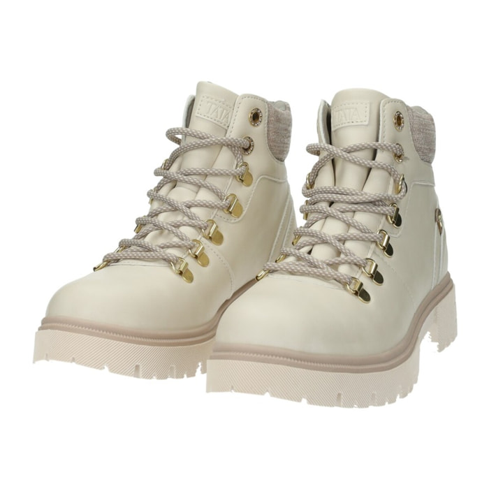 Anfibi Donna Tata Italia Bianco