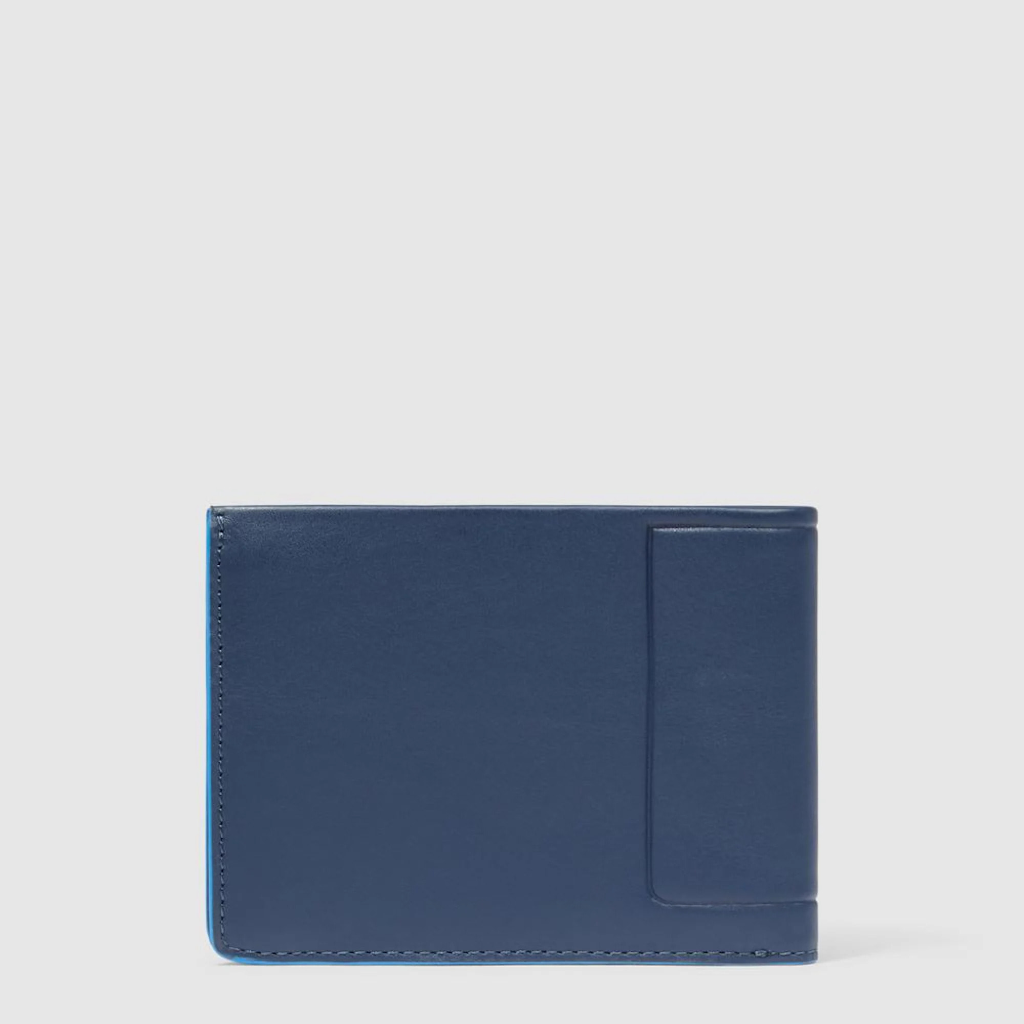 Piquadro Portafogli in pelle con portamonete, schermato con protezione RFID