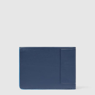 Piquadro Portafogli in pelle con portamonete, schermato con protezione RFID