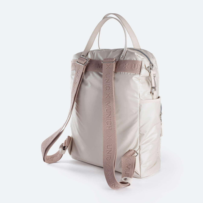 CLEVER BACKPACK SQUARE CREMA