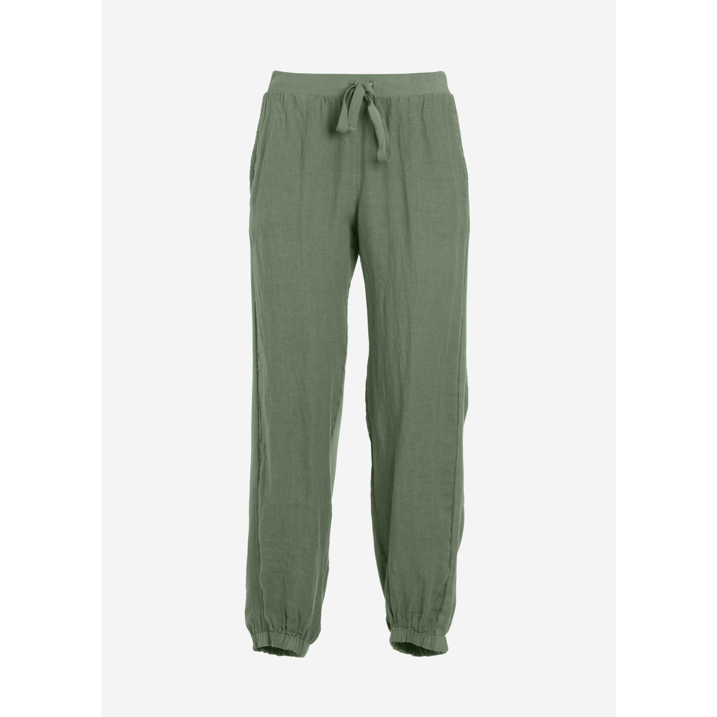 DEHA - Pantalone MIXED LINEN SWEATPANTS in cotone per donna