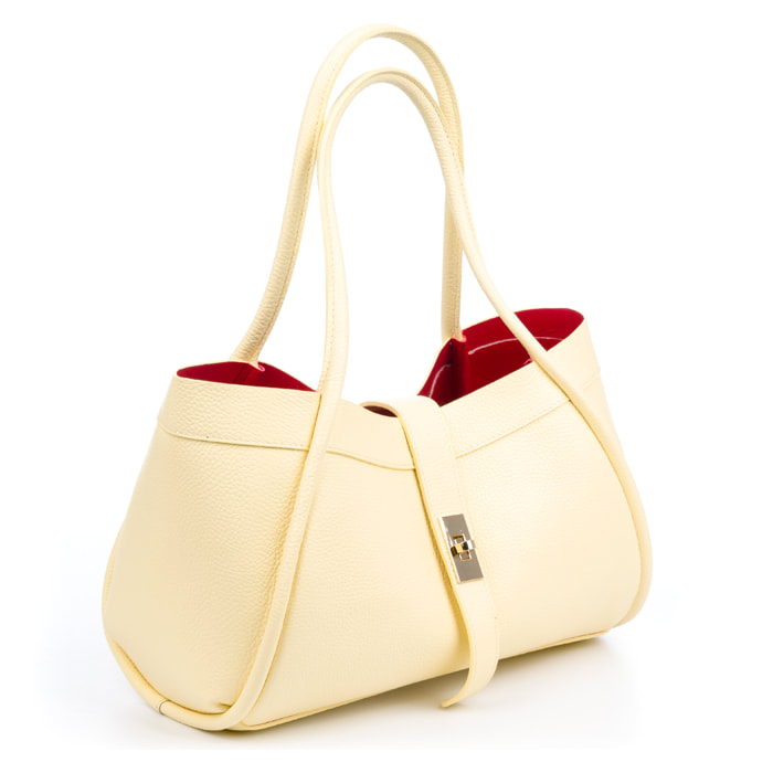 Beinette Bolso Tote Mujer. Piel auténtica Dollaro.