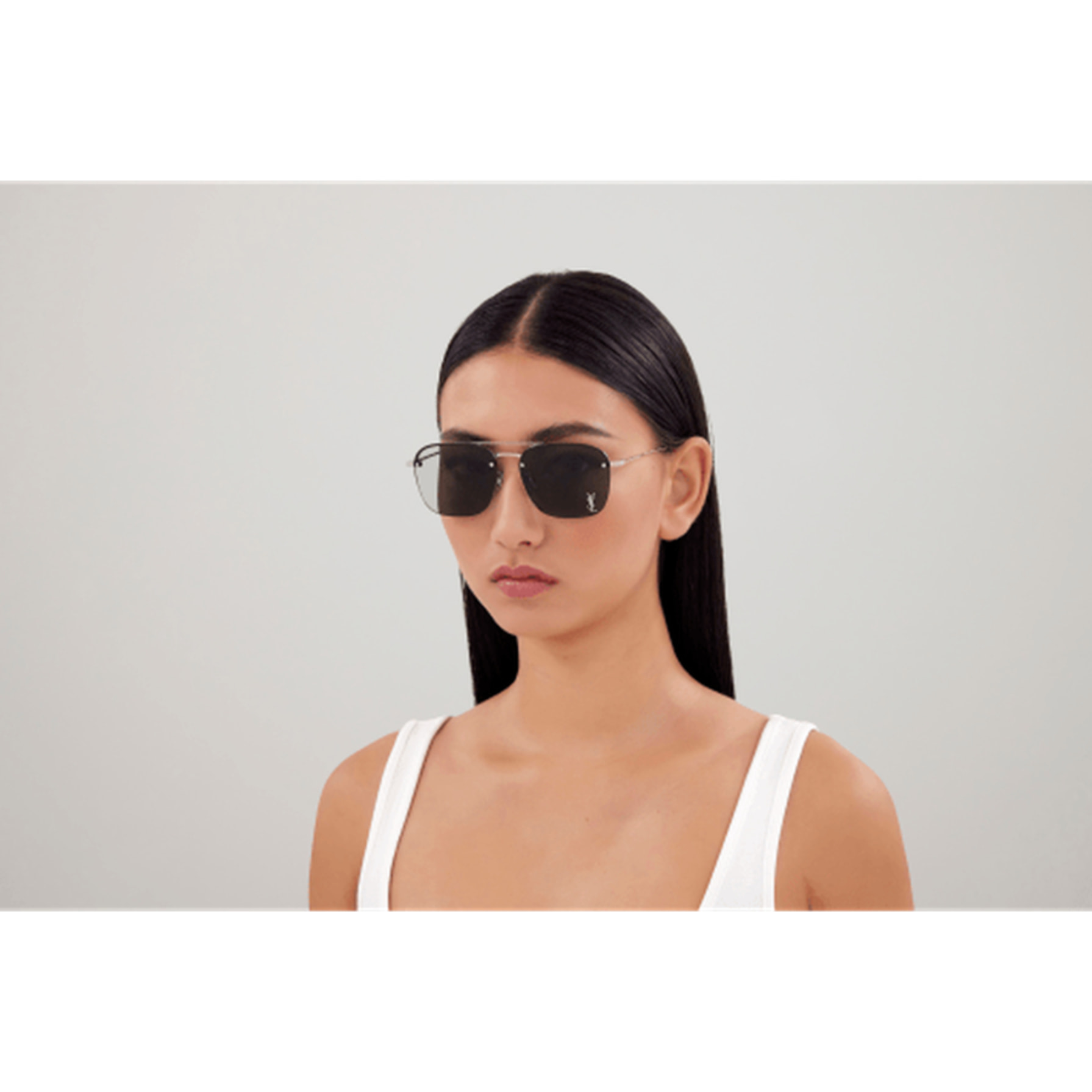 Gafas de Sol Saint Laurent SL 309 M-002 de Metal Mujer 50 mm