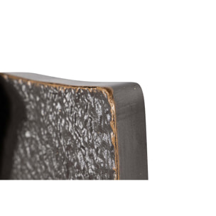 Adorno Pared Metal Dorado Negro 62x8x100 Cm