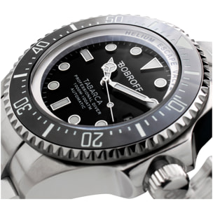 Reloj Bobroff BF0001 Hombre Analogico Automatico con Correa de Acero inoxidable