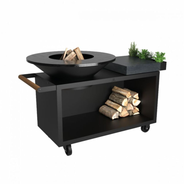 Brasero OFYR Island Black 100 Pro Ceramic DG OI4B100C