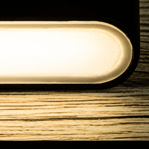 MOOD RCT Aplique negro y madera con lector