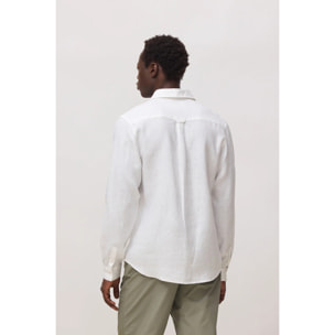 CAMISA DE LINO CORE BLANCA