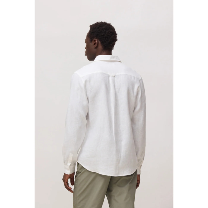 CAMISA DE LINO CORE BLANCA