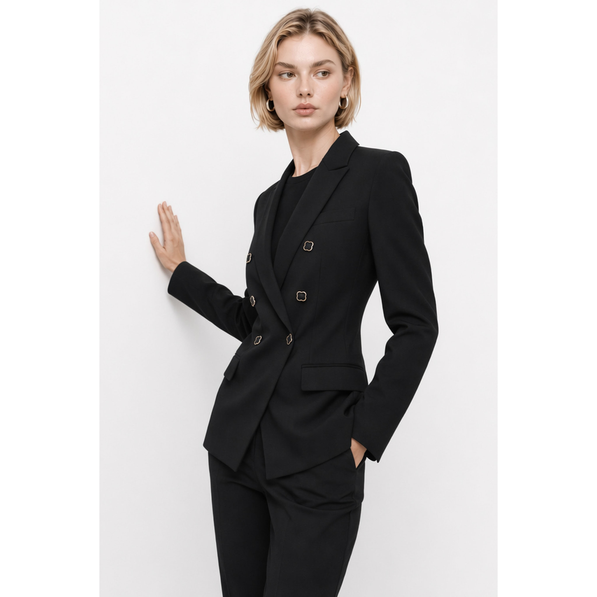 Kocca - Giacca da donna doppiopetto con bottoni decorativi Donna