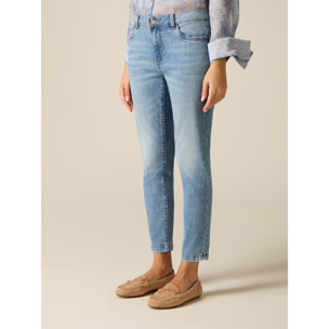 Oltre - Jeans skinny washed - Azzurro