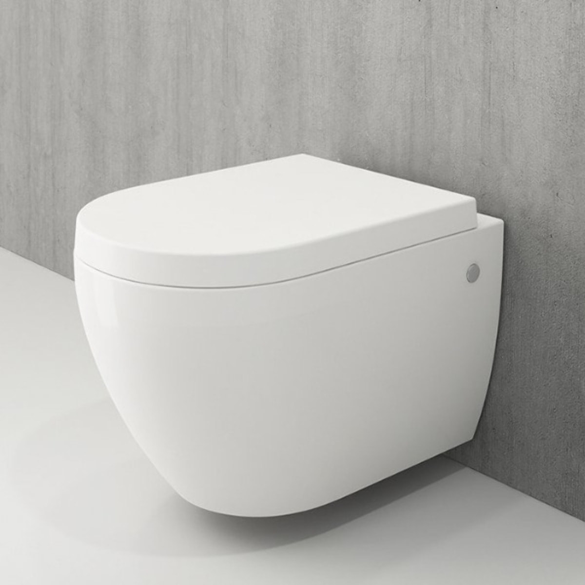 Pack WC Bati-support Geberit UP320 + WC sans bride Livea Bello + Abattant softclose + Plaque Sigma20 Chrome mat/brillant
