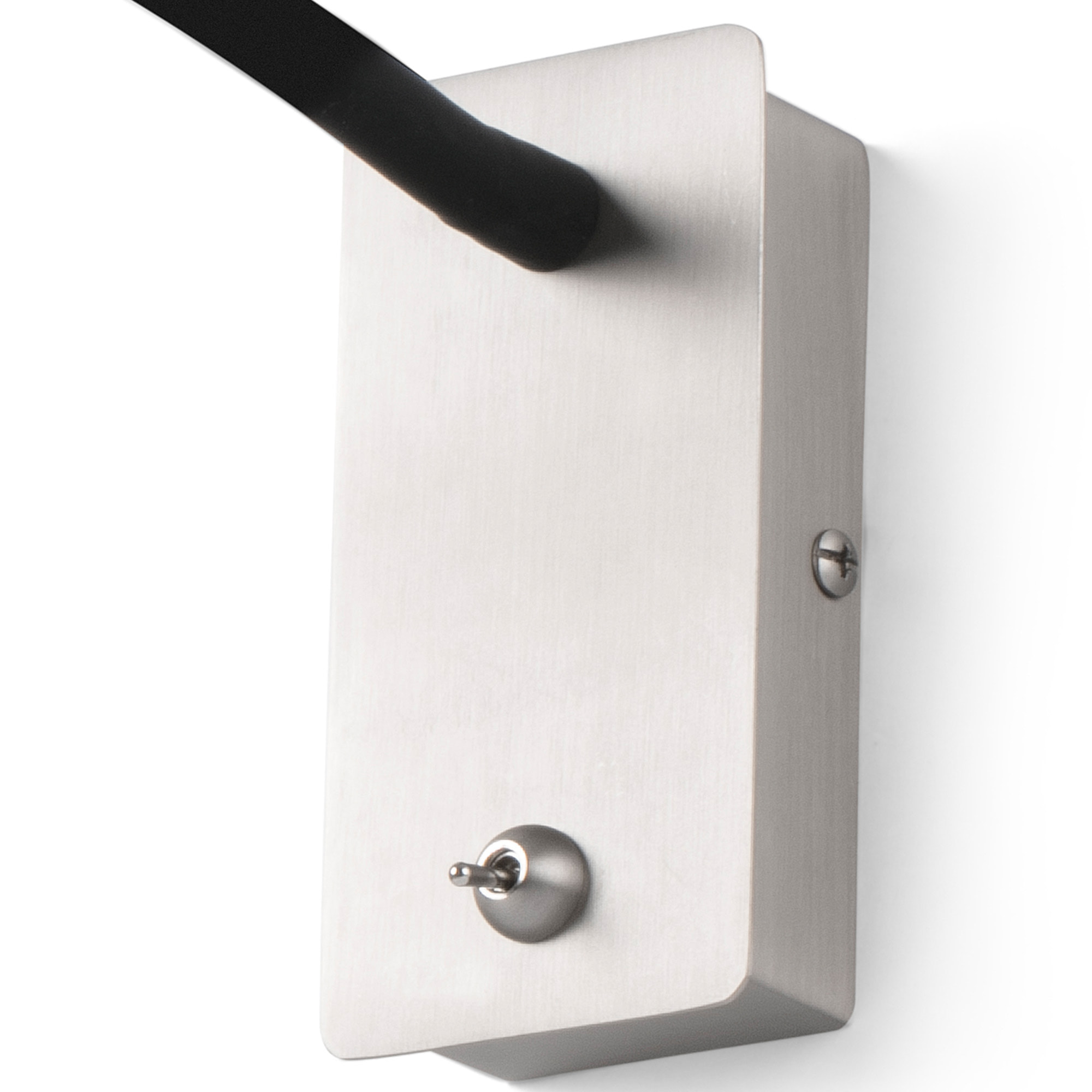 LESER Lampe applique lecteur nickel satiné