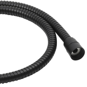 Flexible de douche MSV Teddy 1,50 m Ø14 mm – Double verrouillage anti-torsion – Noir mat