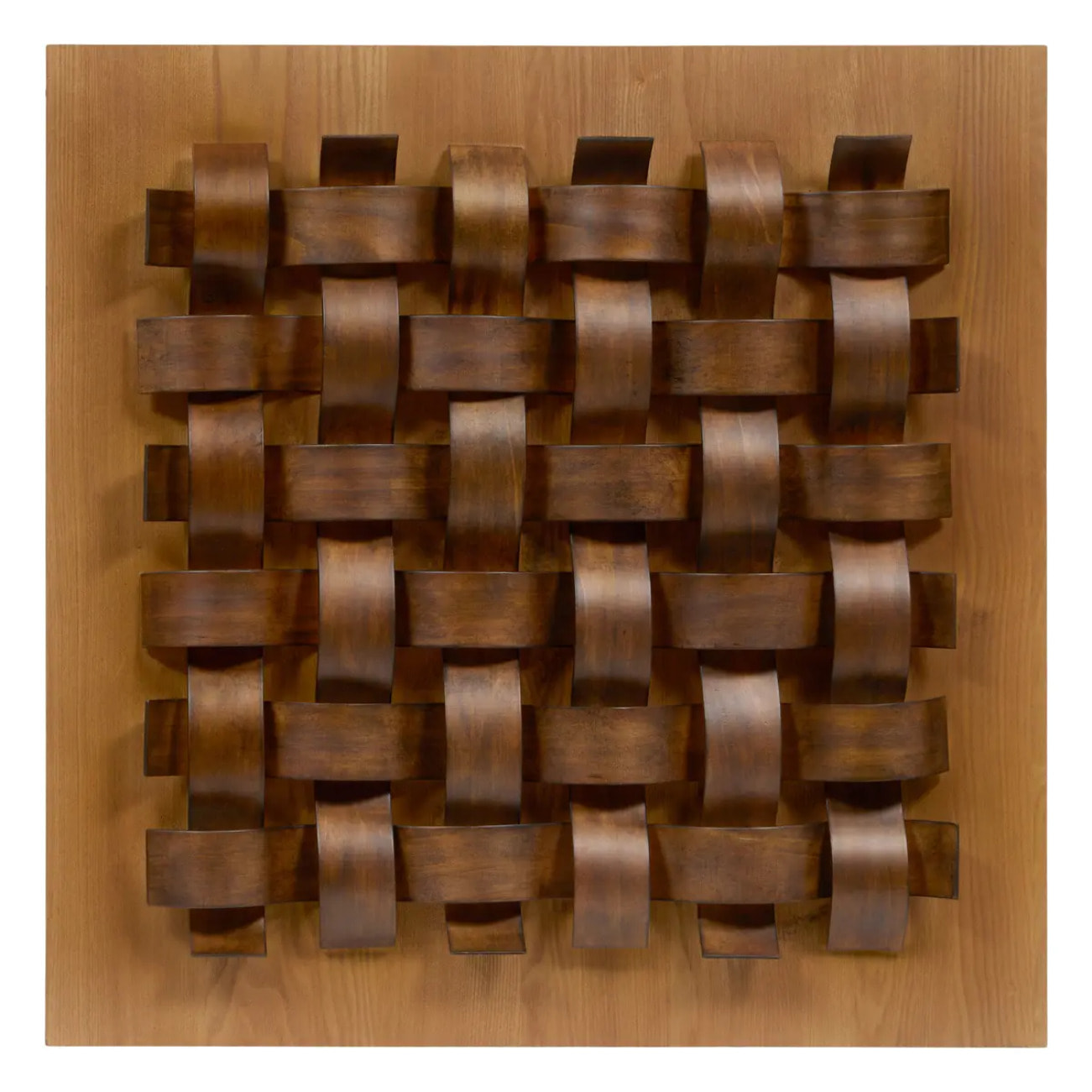 Décoration murale Marc 76x76cm marron