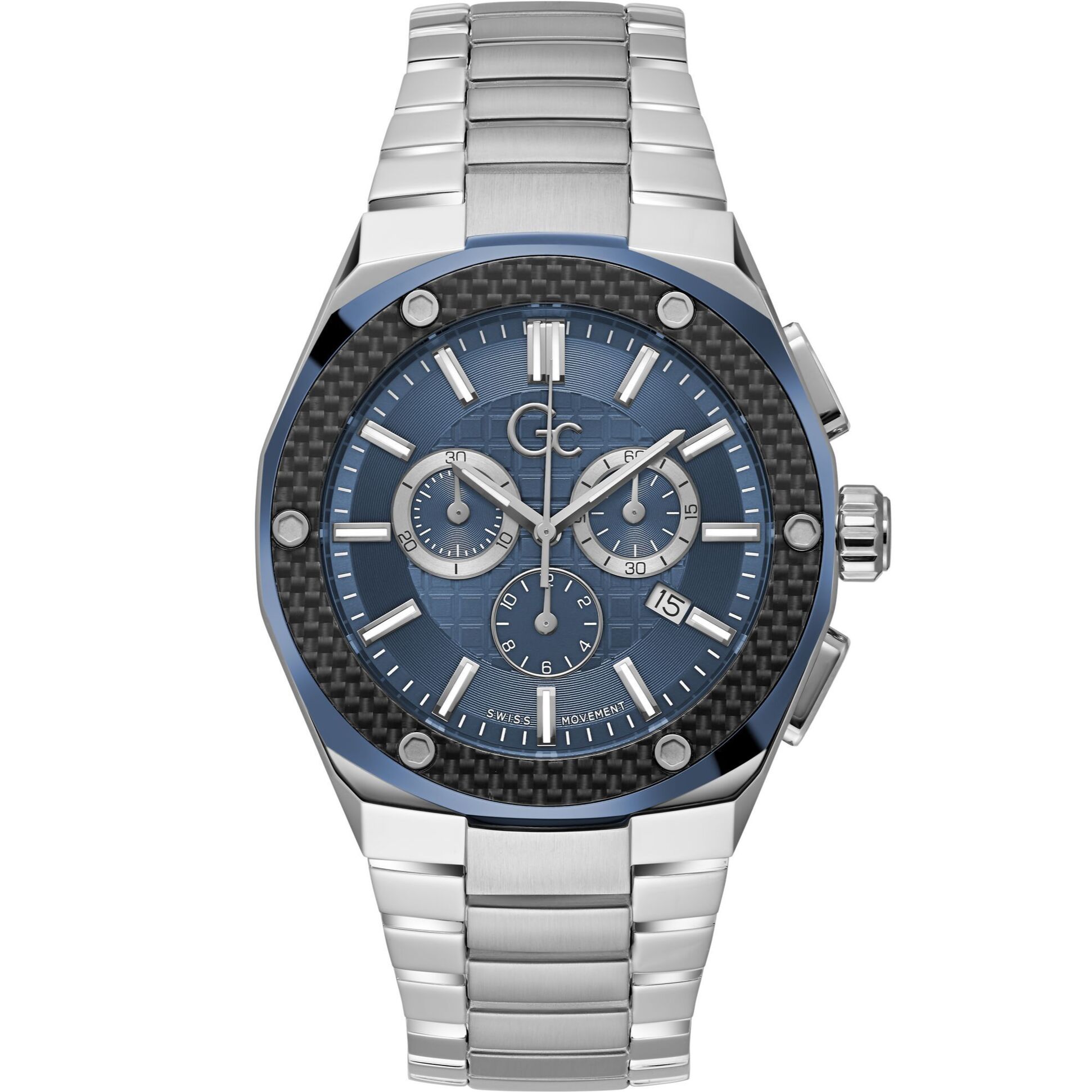 Gc Orologio Cronografo Al Quarzo Gc Fiber