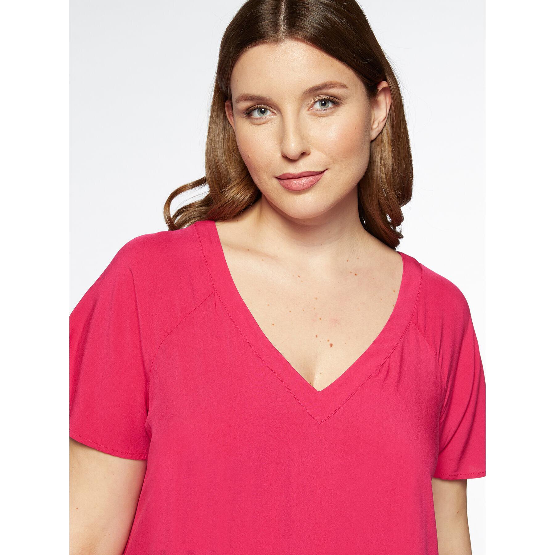 Fiorella Rubino - Vestido largo de viscosa ECOVERO™ - Fuchsia