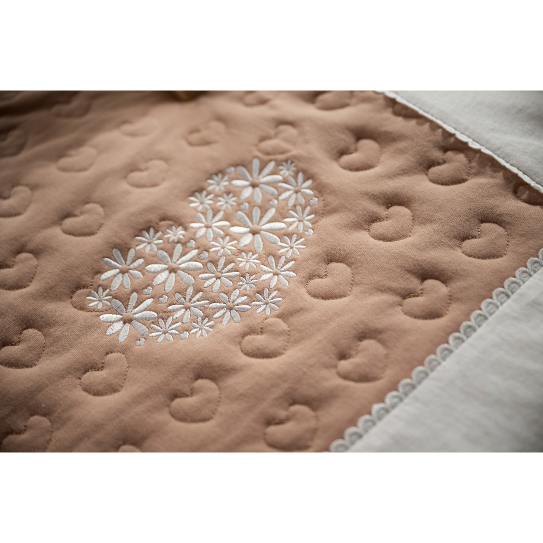 Grand tapis de jeu en coton matelassé