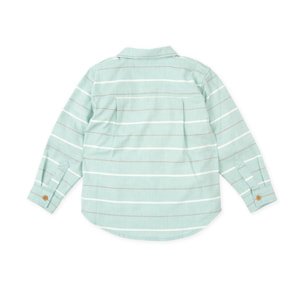 Camisa . - Verde mar