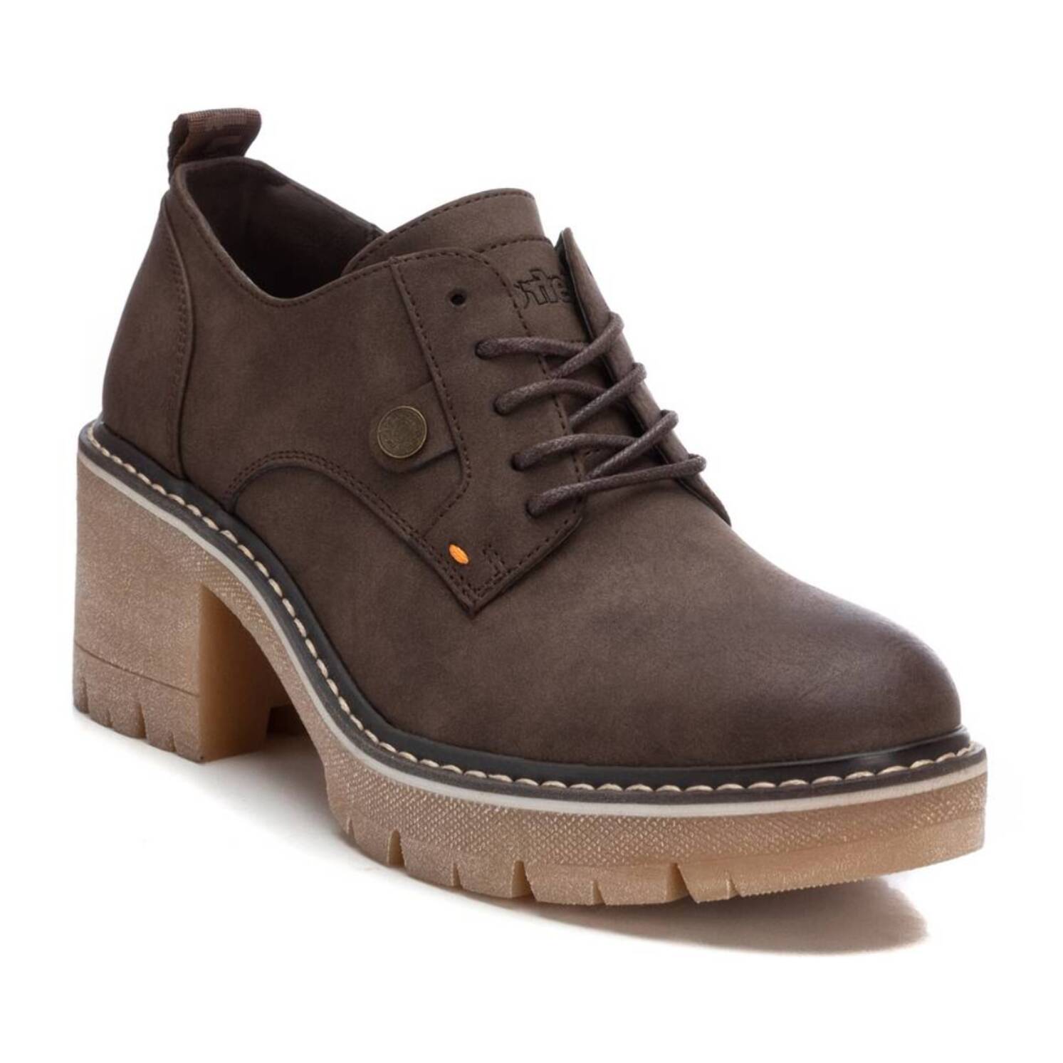 Zapato blucher/derby marron