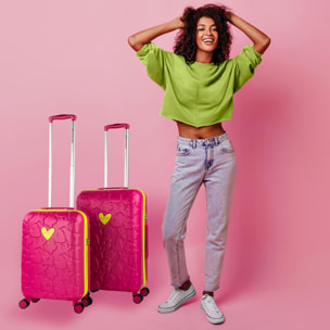 Juego De Maletas Pc Agatha Ruiz De La Prada Iconic Fucsia