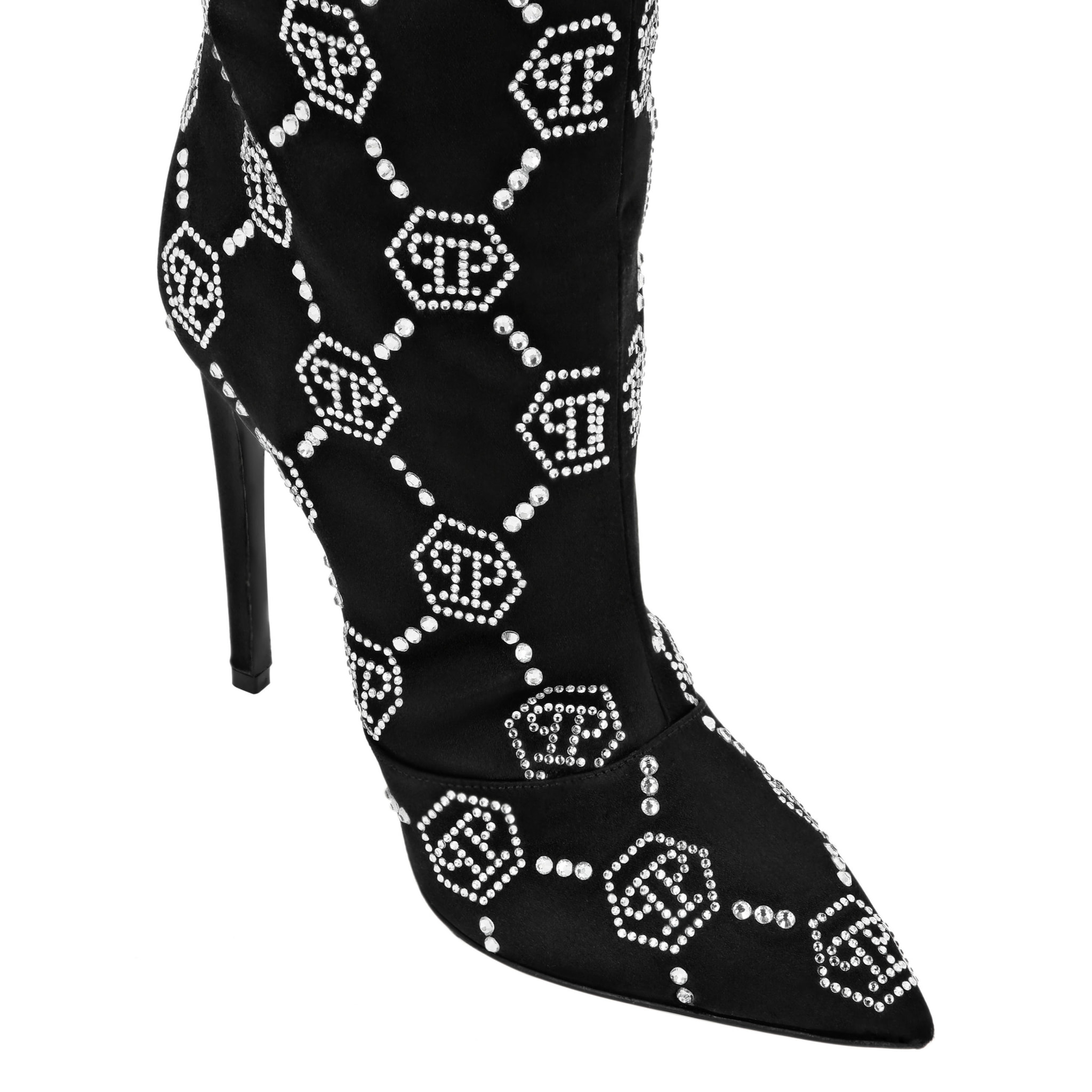 PHILIPP PLEIN Boots High Heels Mid MONOGRAM