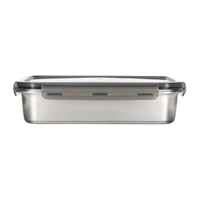 3 boîtes rectangulaires inox - 650ml 2500ml