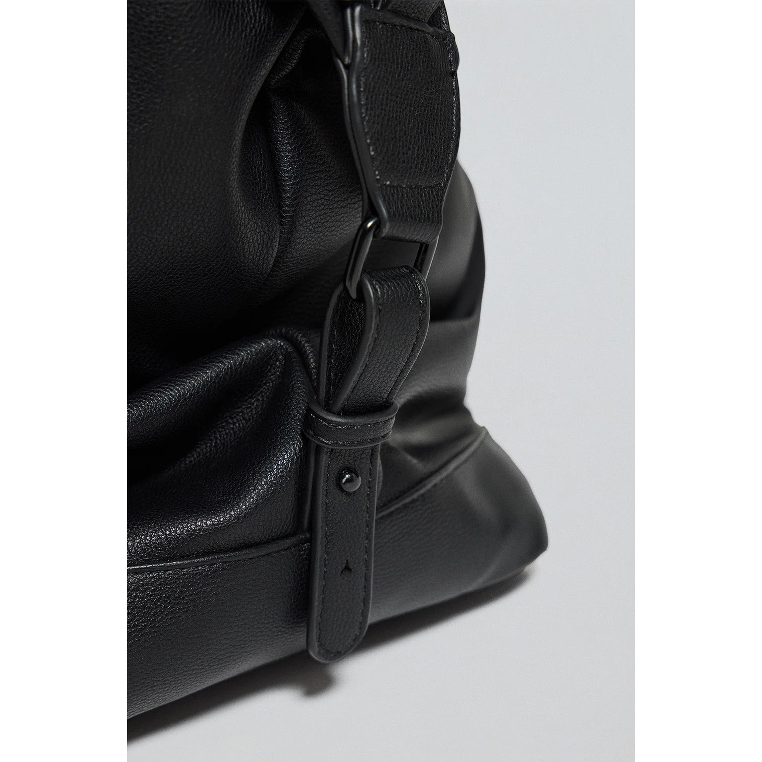 Borsa nera Kent con cerniera e dettagli Polo Club