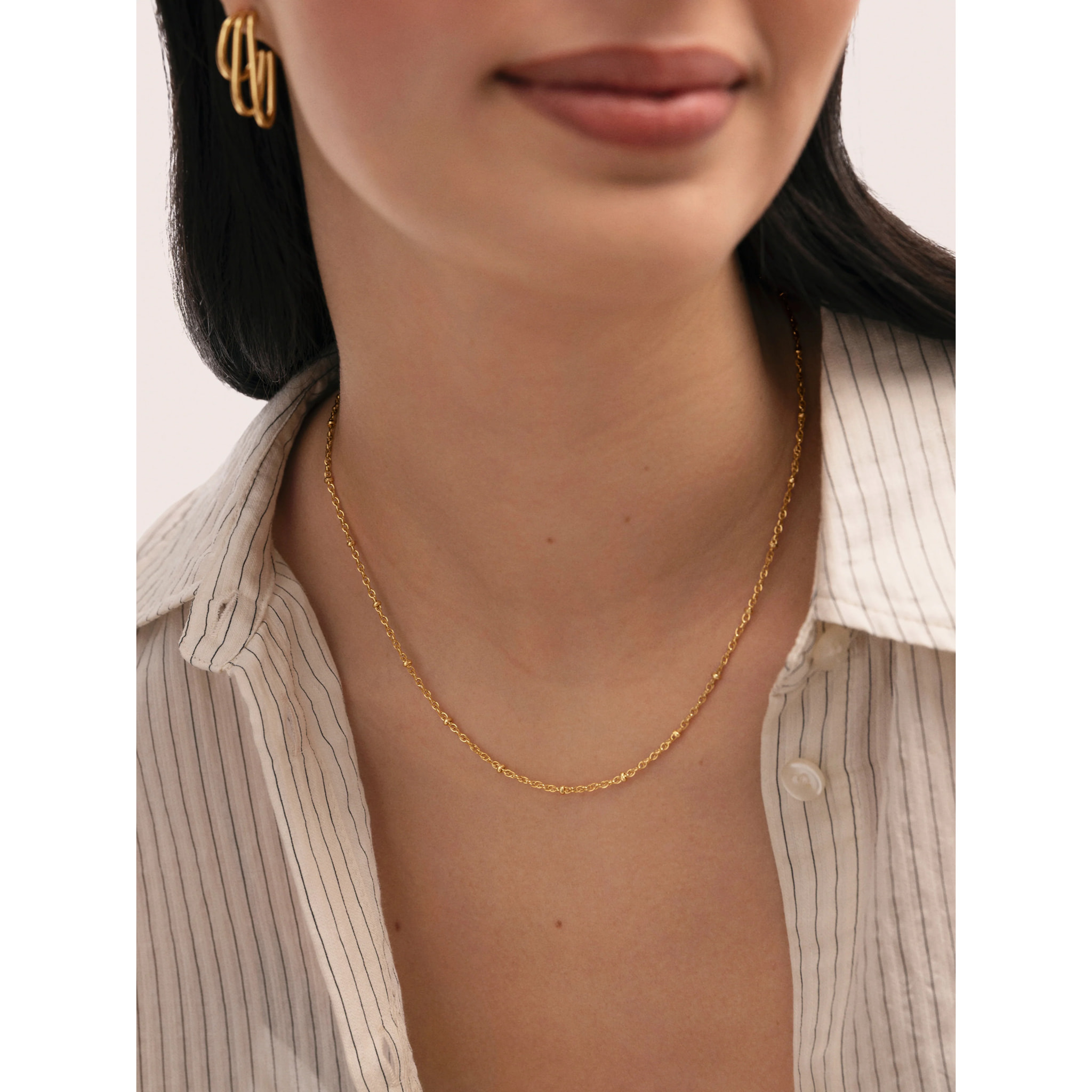 Collana Chance Acciao Placcato Oro