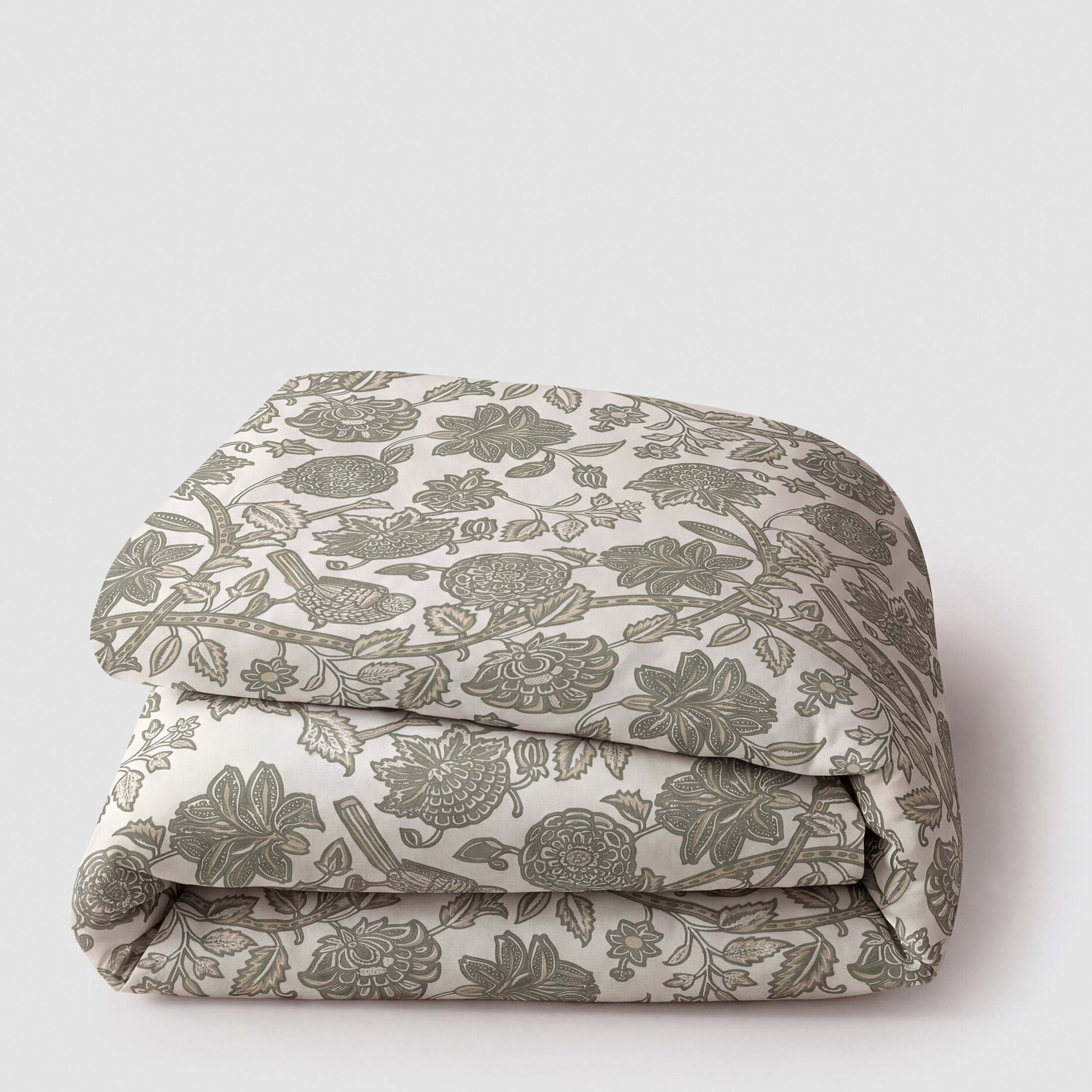 Copripiumino in cotone 100% enelia verde secco