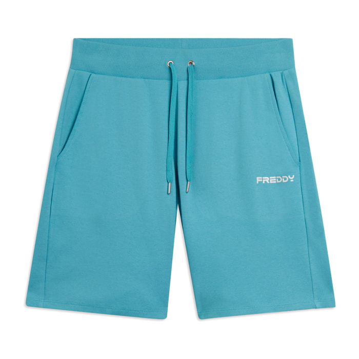 Pantaloni Corti con piccolo Logo FREDDY in Glitter
