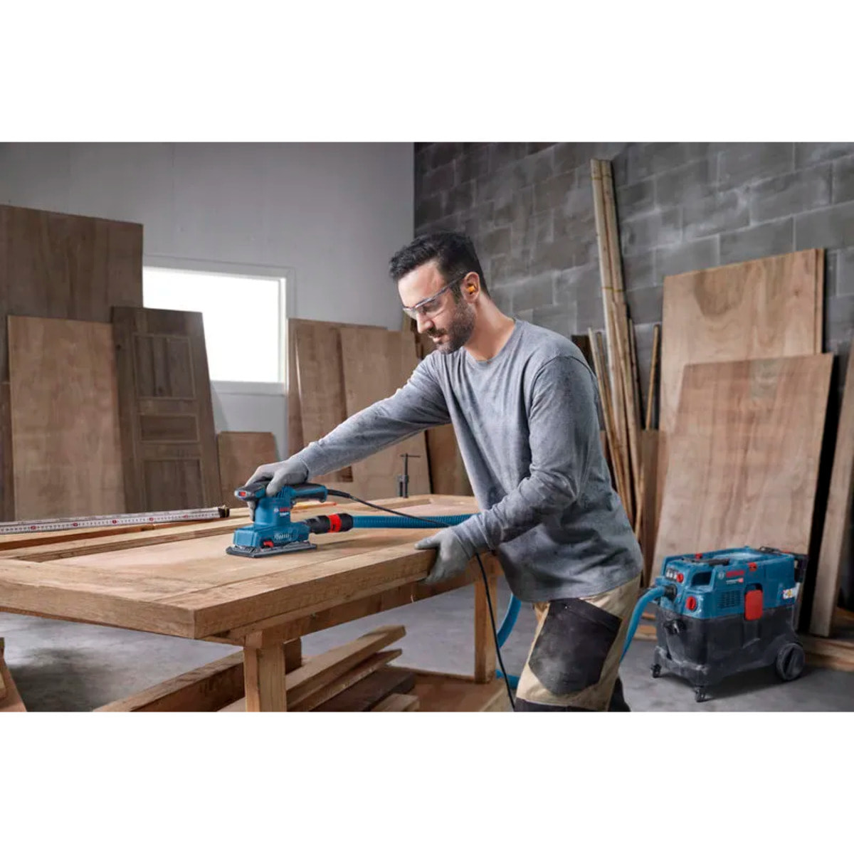 Ponceuse vibrante GSS 20-18 A Professional - 200 W - BOSCH - 0601070101