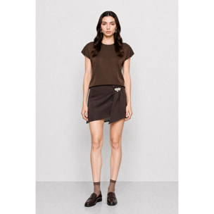 Kocca - T-shirt da donna in viscosa con girocollo e maniche corte Donna
