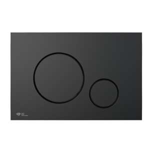 Pack WC bâti ECO 2L Swiss Aqua Technologies + WC suspendu Swiss Aqua Technologies + plaque noir mat (STEST67WR02-IN)