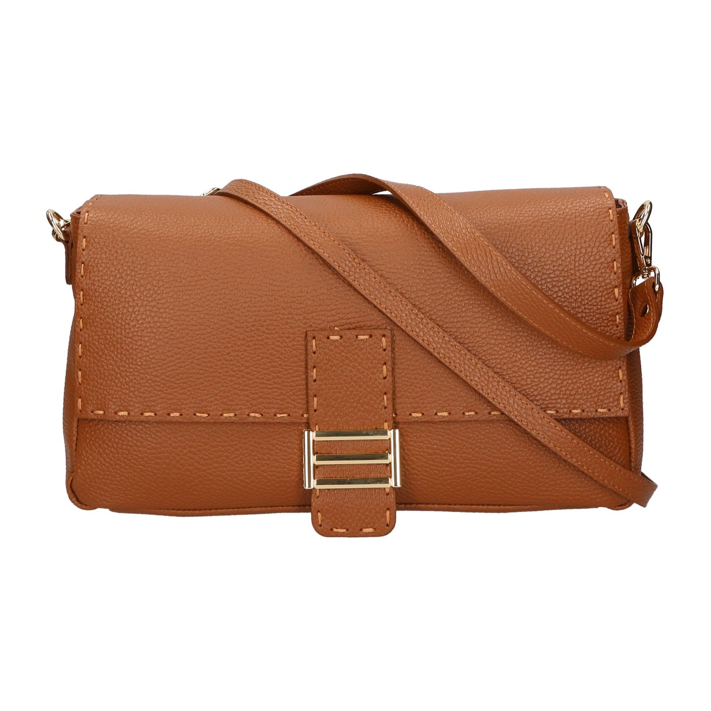 Borsa a spalla da donna - Modello Walda - Vera pelle - 34.0 x 17.5 x 10.0 cm