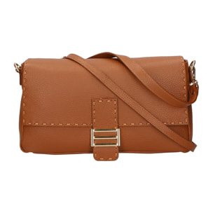 Borsa a spalla da donna - Modello Walda - Vera pelle - 34.0 x 17.5 x 10.0 cm
