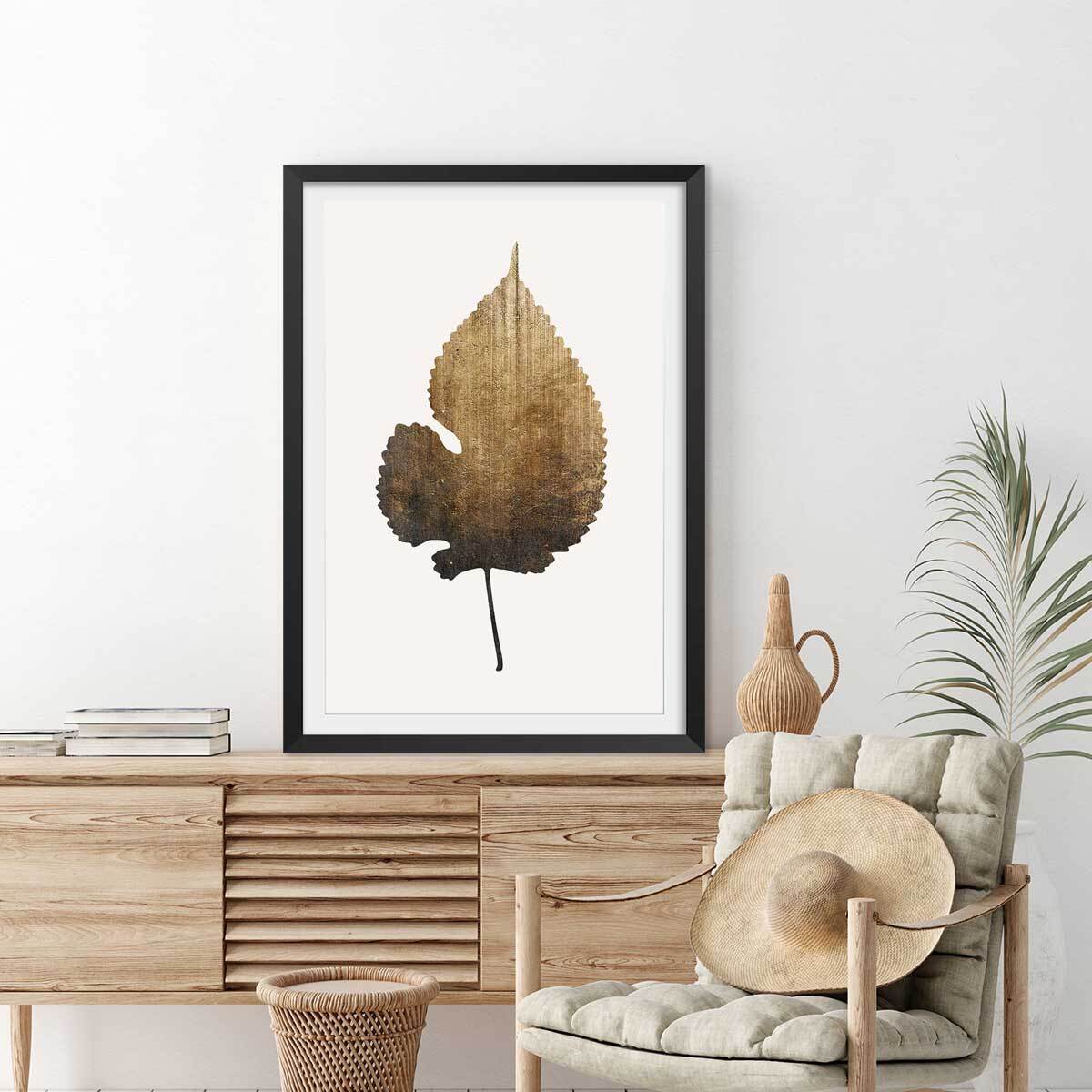 Poster sauvage dorée Affiche seule