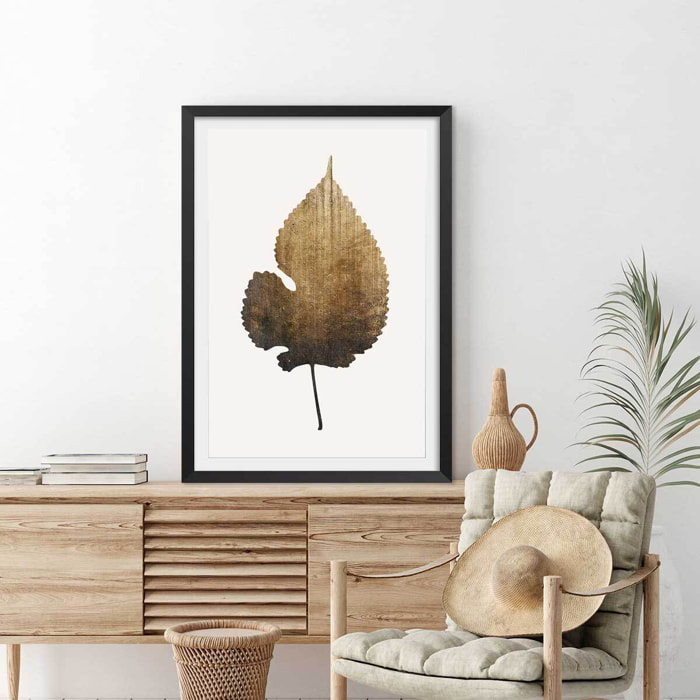 Poster sauvage dorée Affiche seule