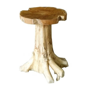 Table d'appoint en bois de teck - NORTH