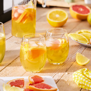 6 verres à eau 36 cl Menades