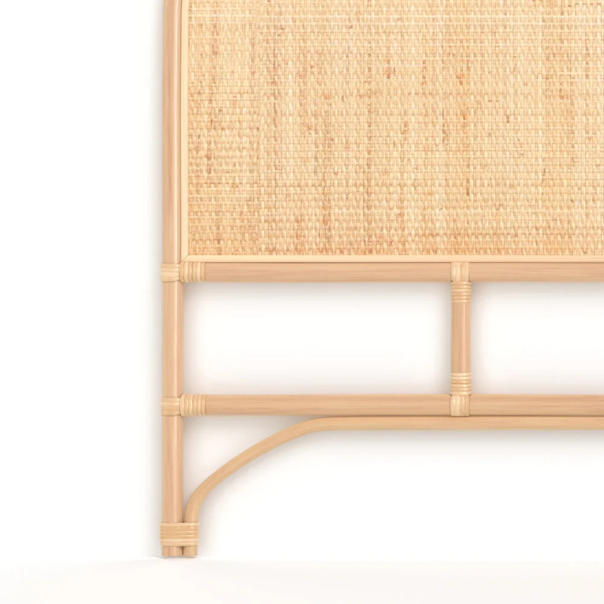 Tête de lit 160 cm en rotin naturel - Grace