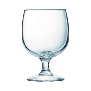 6 Verres à pied 19 cl Amelia - Arcoroc