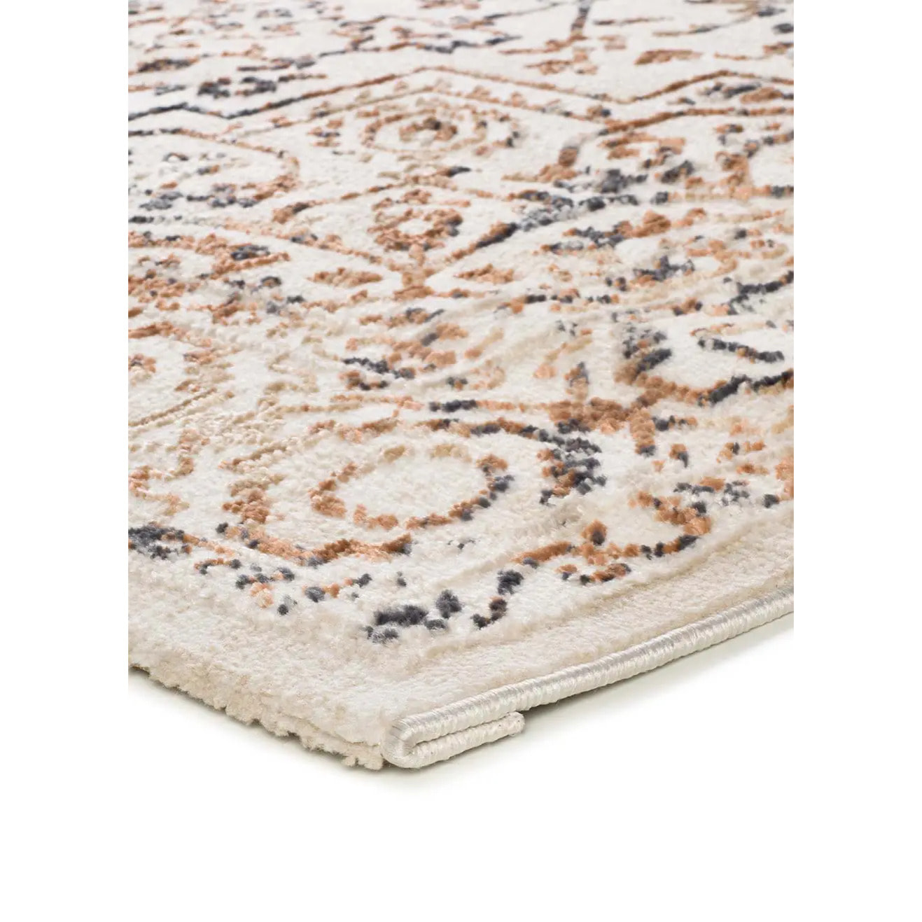 KEOPS Alfombra vintage con relieve multicolor, varias medidas disponibles.