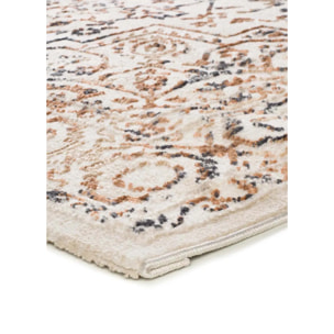 KEOPS Alfombra vintage con relieve multicolor, varias medidas disponibles.