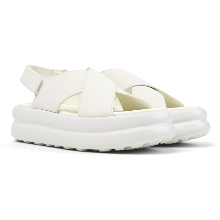 Sandalias - CAMPER Pelotas Flota Up - Blanco - Cuero liso