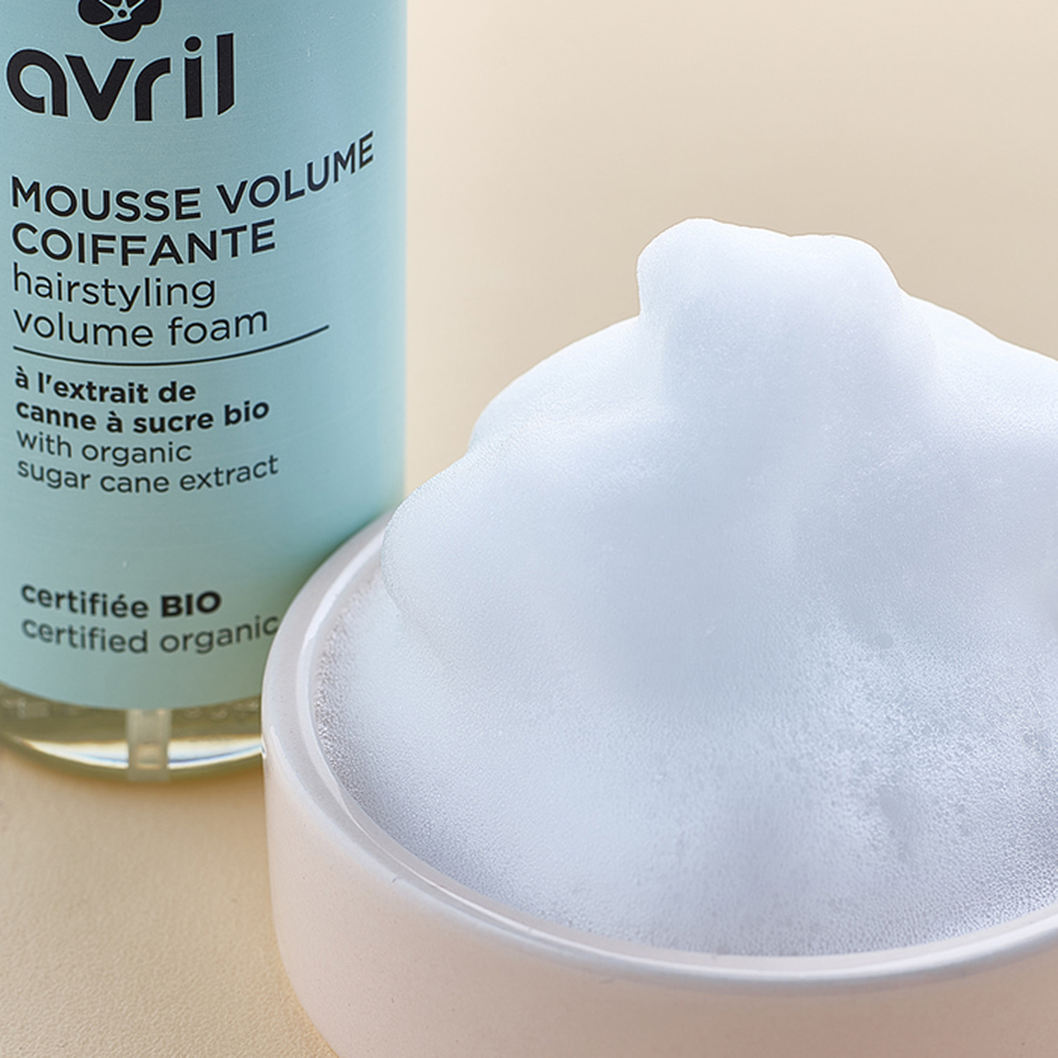 Mousse volume coiffante - Certifiée bio 150 ml