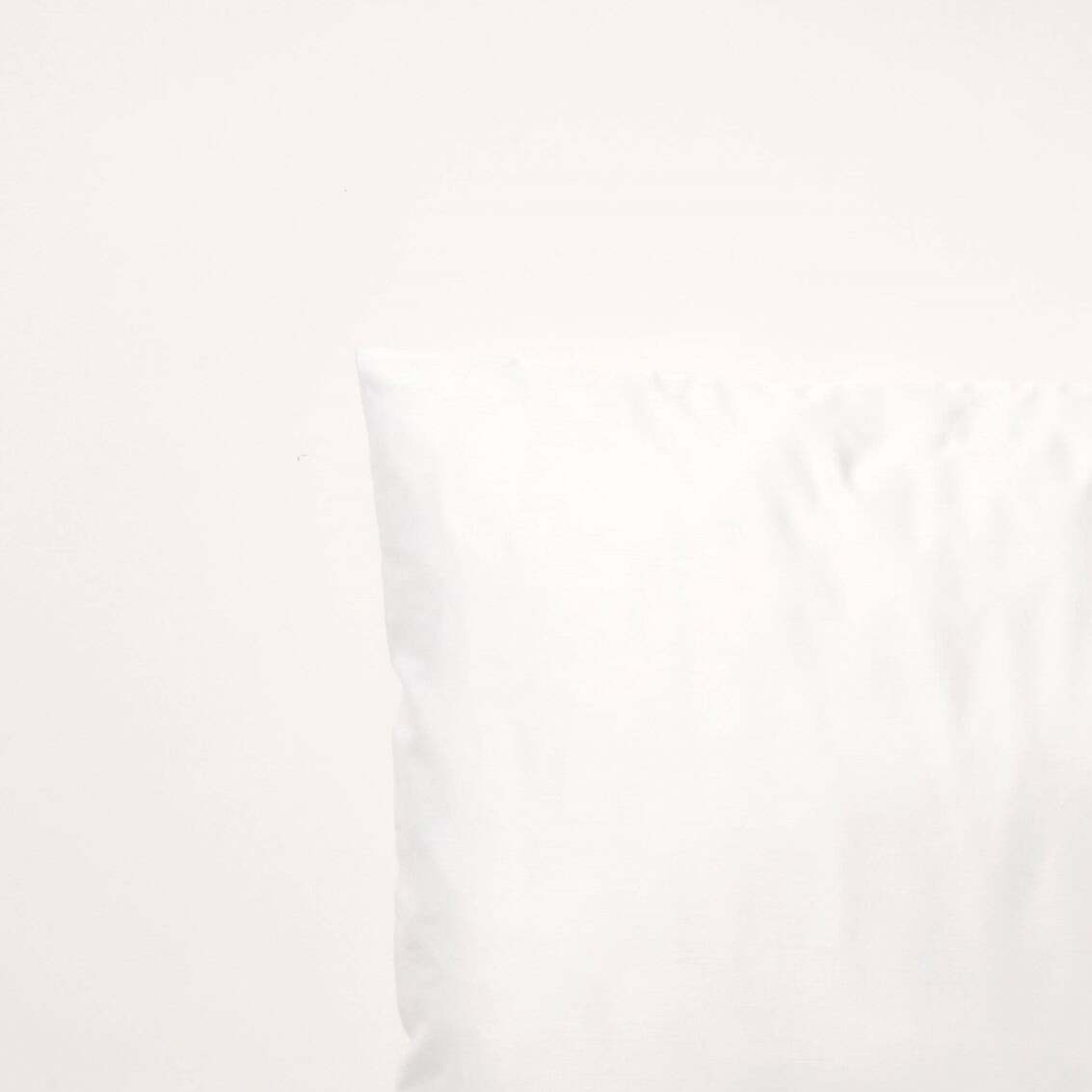 Taie d'oreiller en satin 157 fils White