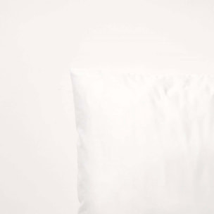 Taie d'oreiller en satin 157 fils White